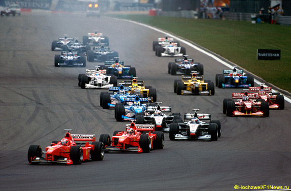 Старт Гран При Люксембурга 1998 года