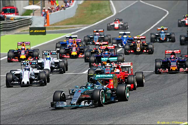 Старт Гран При Испании 2015