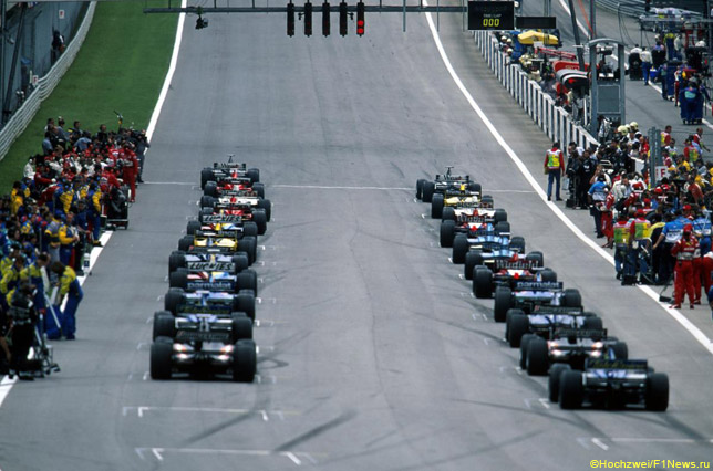 Старт Гран При Австрии 1999 года