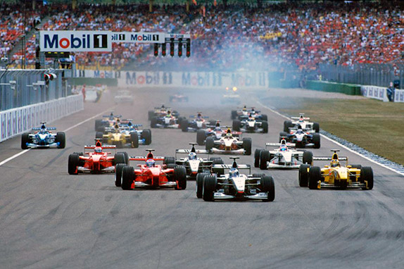 Старт Гран При Германии 1999 года