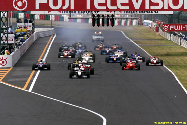 Старт Гран При Японии 1999 года