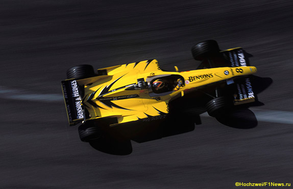 Хайнц-Харальд Френтцен (Jordan) на Гран При Монако 1999 года