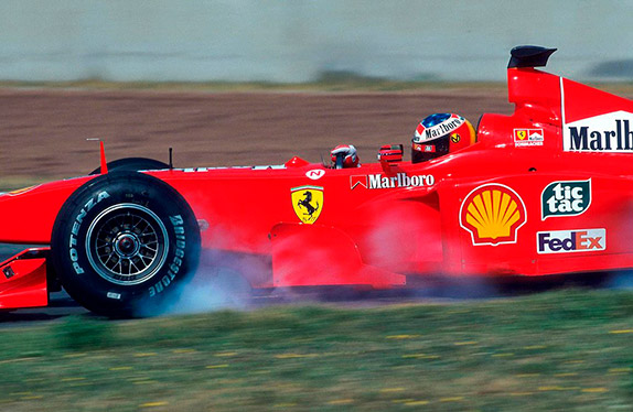Михаэль Шумахер на Гран При Испании 1999 года