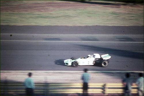 Карлос Рейтеманн на трассе Гран При Аргентины 1972 г.