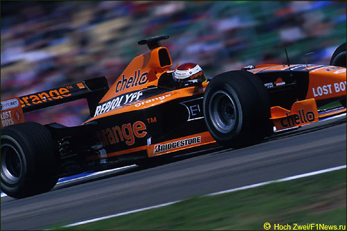 Йос Ферстаппен на трассе Гран При Германии 1999 года