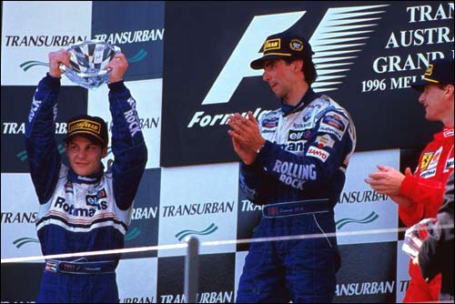 Подиум Гран При Австралии 1996 года