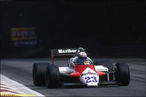 Мауро Бальди на трассе Гран При Италии 1983 г.