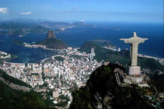 Вид на современный Рио-де-Жанейро
