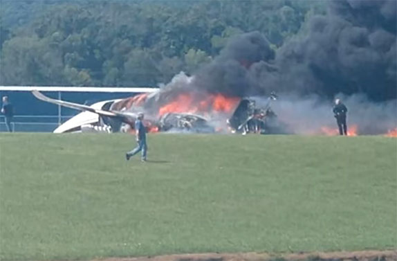 Катастрофа самолёта, на котором летел Дэйл Эрнхардт-младший с семьёй