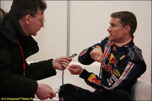 Дэвид Култхард дает интервью F1News.Ru