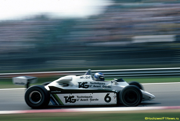 Кеке Росберг за рулём Williams FW08, 1982 год
