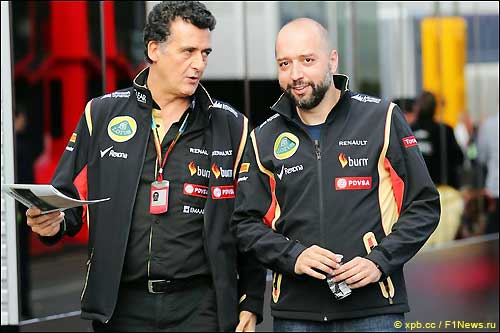 Федерико Гастальди, заместитель руководителя Lotus F1, и Жерар Лопес