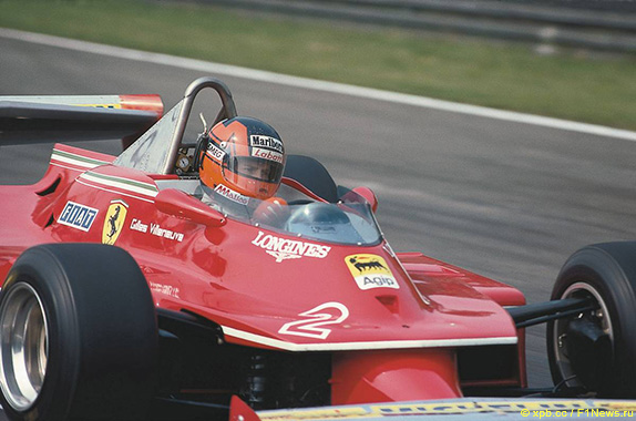 Жиль Вильнёв на Гран При Бельгии 1980 года