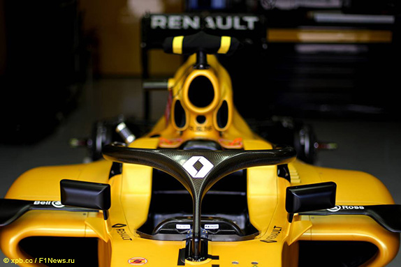 Прототип системы Halo на машине Renault, 2016 год