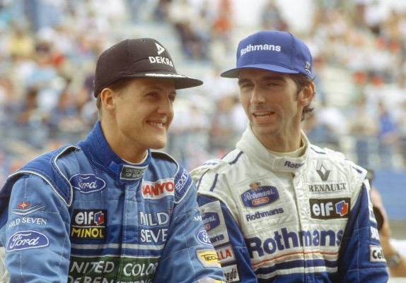 Михаэль Шумахер и Деймон Хилл, 1994 год