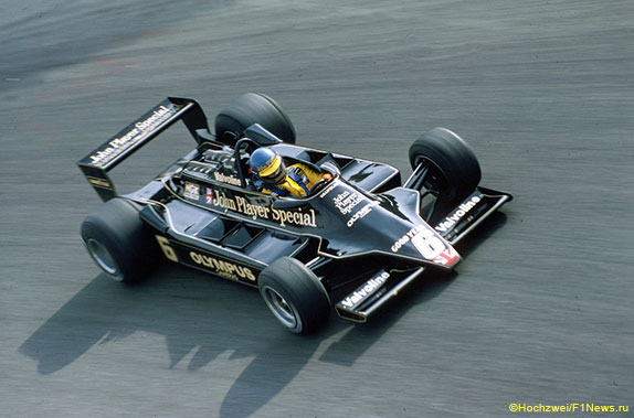 Ронни Петерсон за рулём Lotus 79, 1978 год