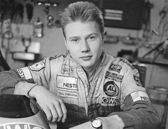 Мика Хаккинен в конце 80-х в период Формулы Ford