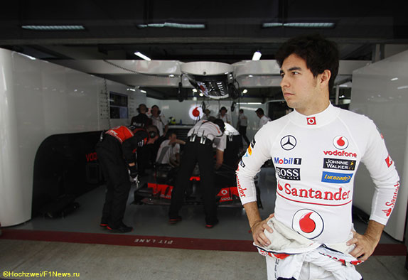Серхио Перес в 2013 году в период выступлений за McLaren