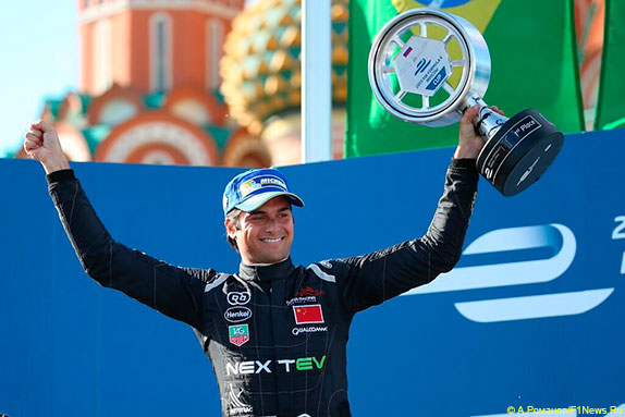 Нельсон Пике - победитель московского ePrix