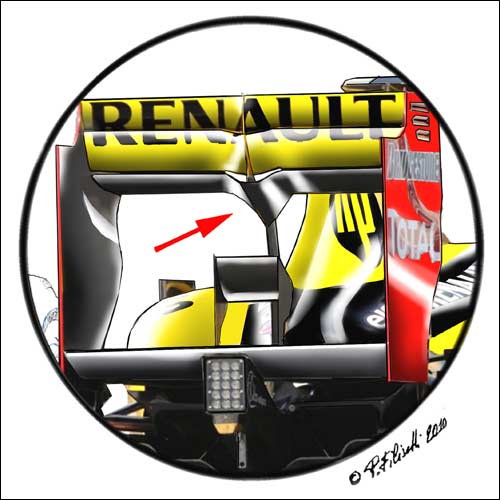 Заднее крыло Renault R30