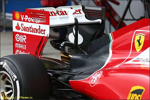 Заднее крыло Ferrari SF15-T