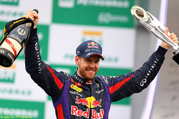 Последняя победа Себастьяна Феттеля за Red Bull Racing, Бразилия, 2013 год