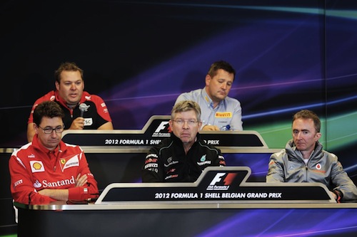 Гоночный инженер Marussia нередкий гость на официальных пресс-конференциях FIA