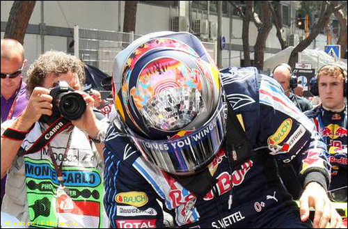 Шлем Феттеля на Гран При Монако 2009 года