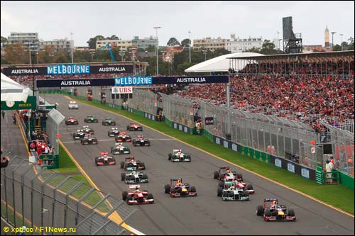 Старт Гран При Австралии