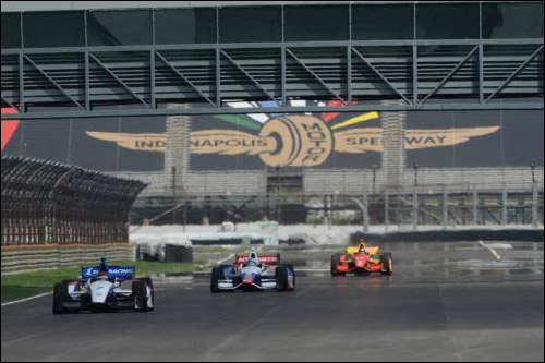 Михаил Алёшин на тестах IndyCar в Индианаполисе