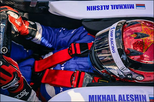 Михаил Алёшин за рулём Dallara-Honda команды Schmidt Peterson Motorsports