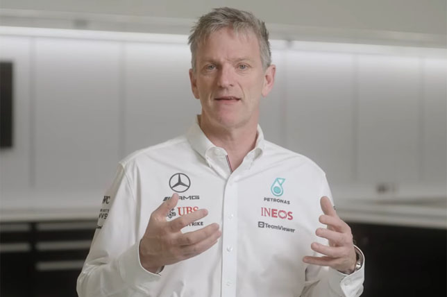 Джеймс Эллисон, кадр из видео Mercedes