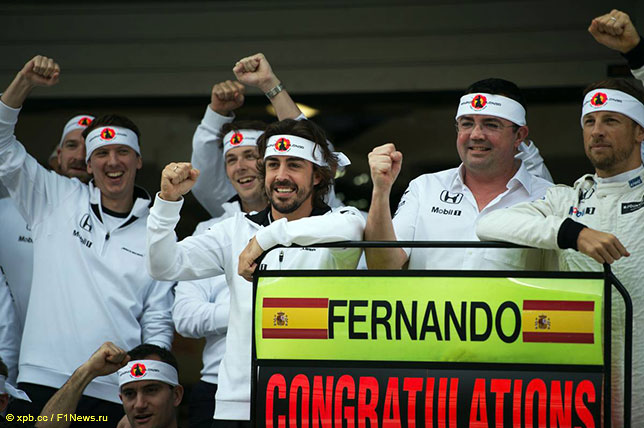В прошлом году в Сочи Фернандо Алонсо вместе с McLaren отпраздновал свою 250-ю гонку в Формуле 1