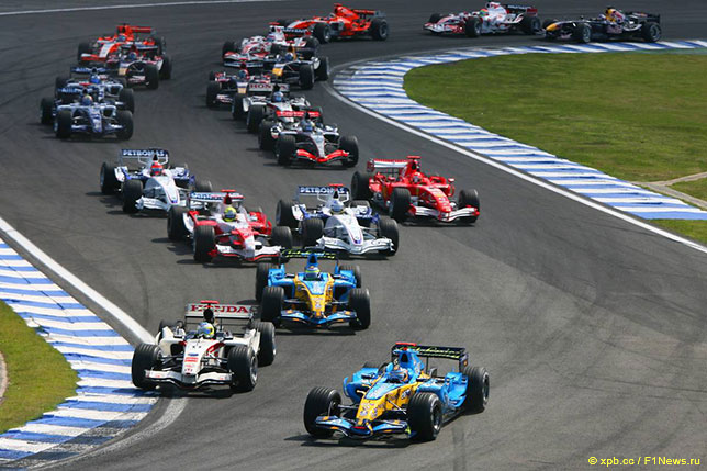 Старт Гран При Бразилии 2006 года