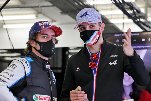 Фернандо Алонсо и Эстебан Окон, фото Alpine F1