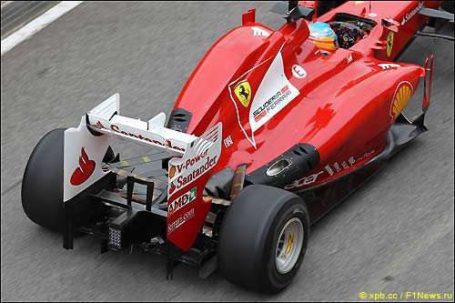 Модернизированная Ferrari F2012, представленная в Муджелло