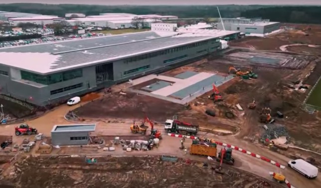 Строительство новой базы Aston Martin F1 в Сильверстоуне