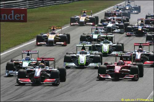 Старт Гран При Италии'09