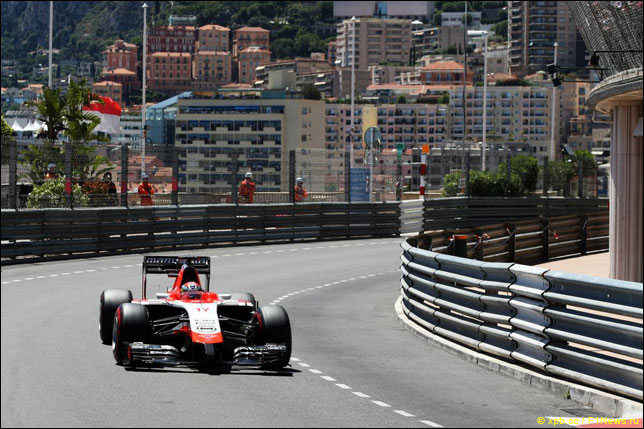 Жюль Бьянки на прошлогоднем Гран При Монако