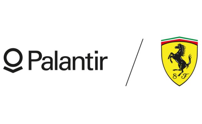 Логотипы Palantir Technologies и Ferrari