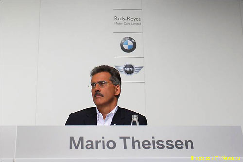 Марио Тайссен на пресс-конференции в Мюнхене
