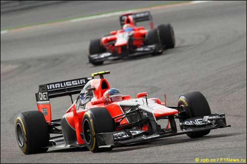 Шарль Пик и Тимо Глок на Гран При Бахрейна