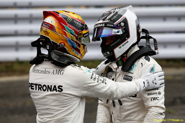 Гран При Японии. Гонщики Mercedes
