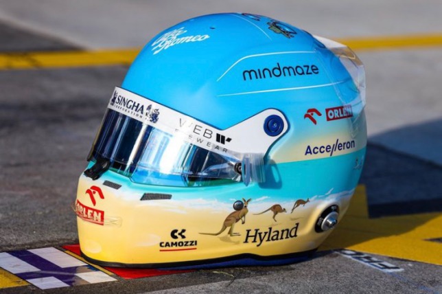 Шлем Валттери Боттаса, посвящённый Гран При Австралии
