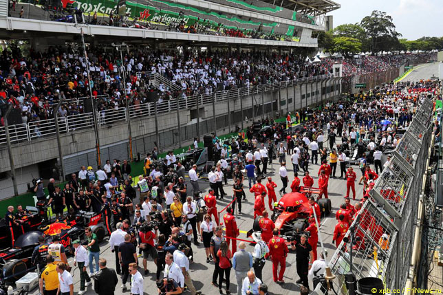 Стартовая решетка Гран При Бразилии 2019