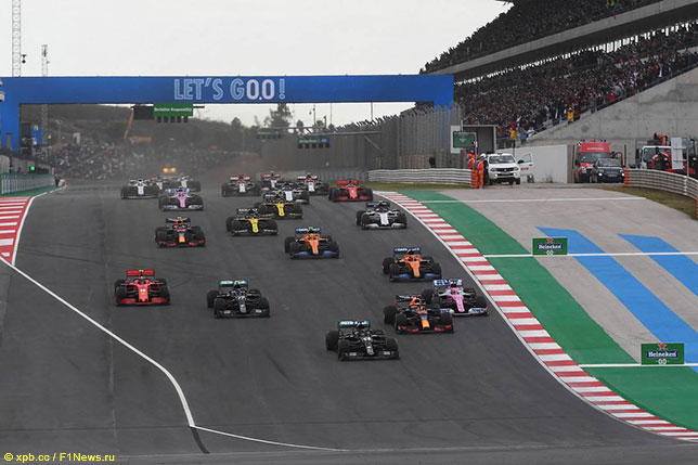 Старт Гран При Португалии, 2020 год