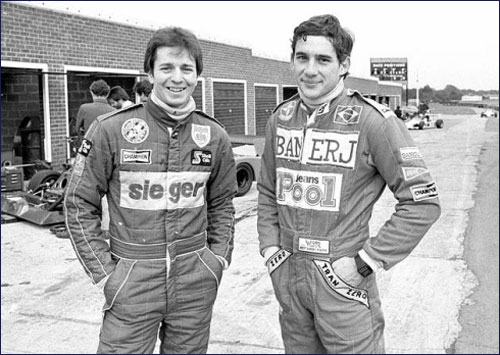 Брандл и Сенна - соперники по британской Формуле 3, 1983 год
