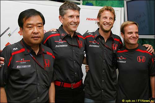 Honda подтверждает гонщиков. Накамото - Фрай - Баттон - Баррикелло