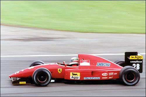 Иван Капелли за рулем Ferrari