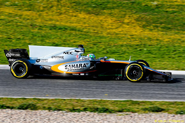 Альфонсо Селиш за рулём Force India VJM10